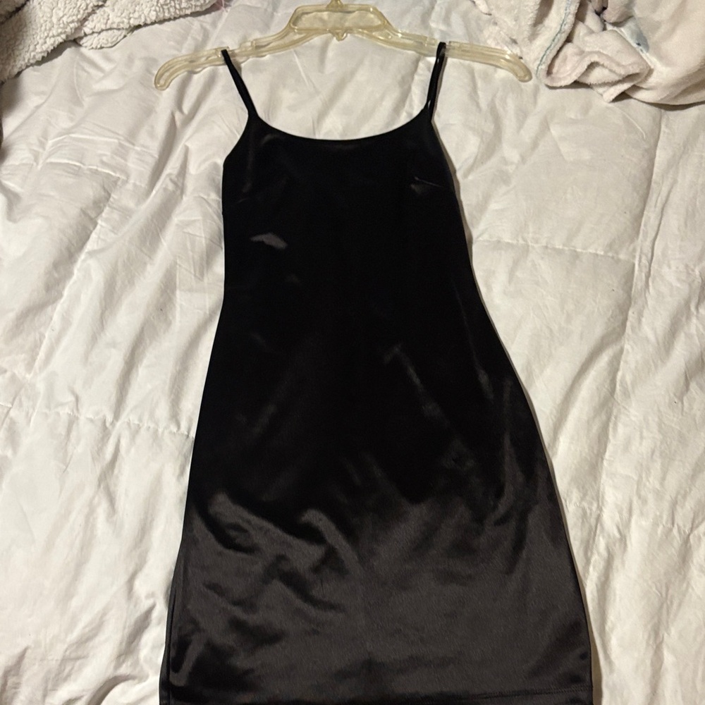 Elegant Black Slip Dress